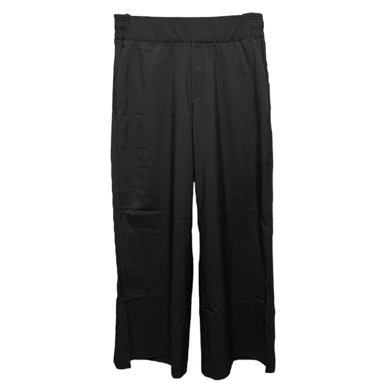 Sports pants for bold outfits match well -Wide Leg Joggers By Old Navy In Black, Size: L