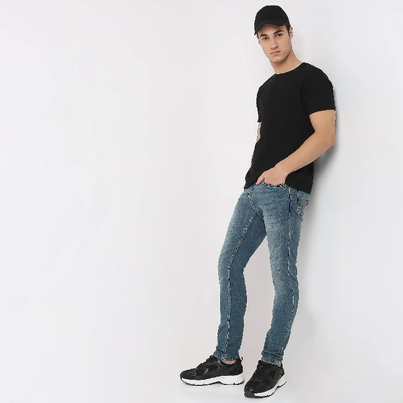 Outdoor Jeans for Adventures -Union of Denim® - Origin Tinted with 3D Whisker Jeans with E-fast® Stretch - Skinny Fit