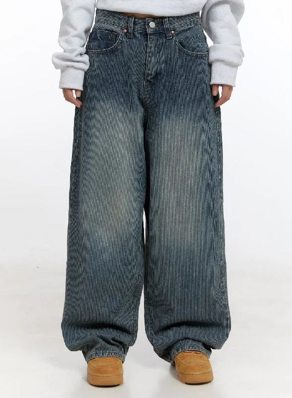 Outdoor Jeans for Adventures -Kaycee Cotton Baggy Jeans CN422