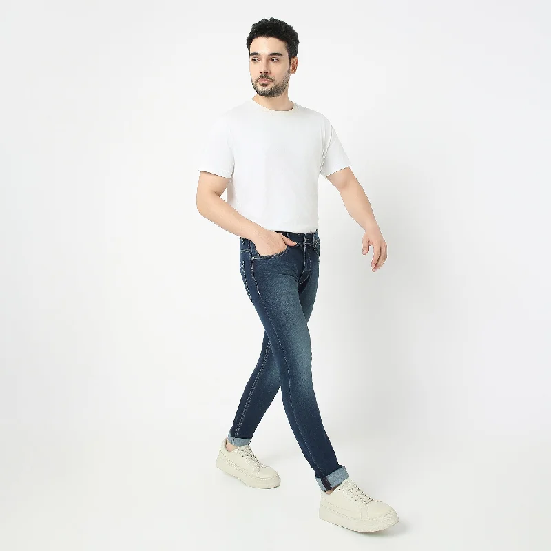 Side Pocket Jeans for Extra -Union of Denim® - Adv XII Authentic Indigo Denim with E-Fast® Stretch - Skinny Fit  Jeans