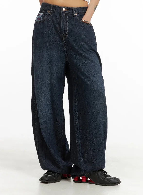 Wide Leg Jeans for Comfort -Wide Fit Baggy Jeans CY423