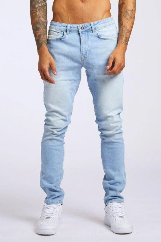 Mom Jeans for Vintage Appeal -Men Straight-leg Jeans