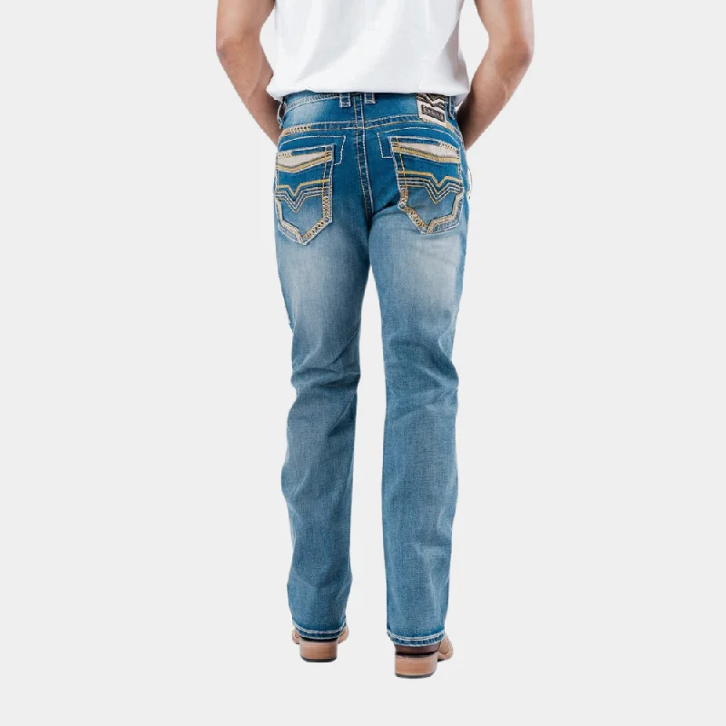 Gym Jeans for Workout -Platini Fashion Holt Slim Boot Cut Jeans