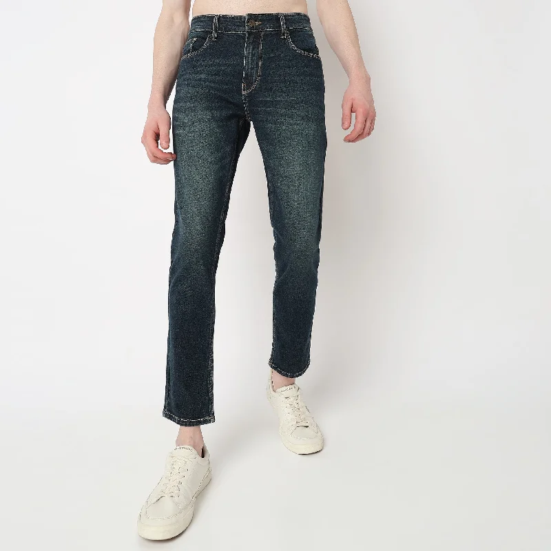 Leather Trim Jeans for Luxury -Skinny Fit Jeans