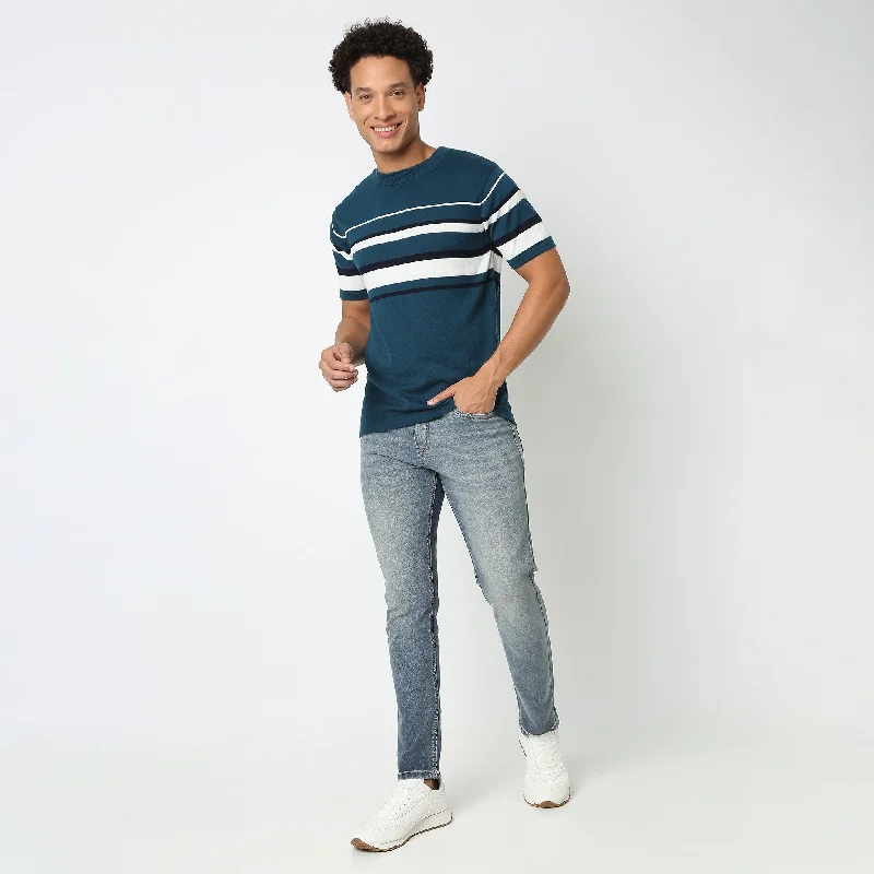 Button Fly Jeans for Traditional -Taperd Fit Jeans