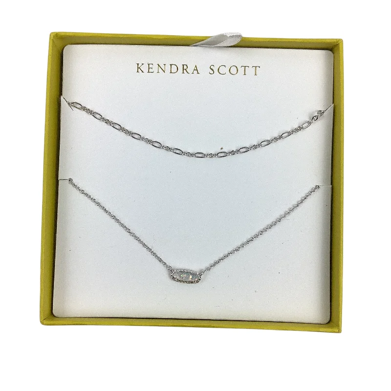 Best necklaces and pendants with vintage lockets for a nostalgic, sentimental look-Necklace Designer By Kendra Scott, Size: 02 Piece Set