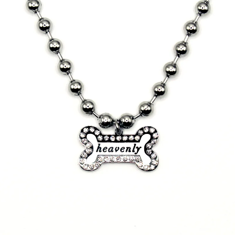 Best necklaces and pendants with statement designs for a fashionable accessory-Heavenly Bone Ballchain Necklace