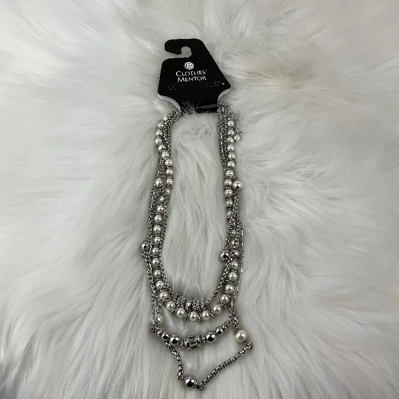 Best necklaces and pendants with sterling silver for an affordable yet stylish choice-Necklace Layered By White House Black Market