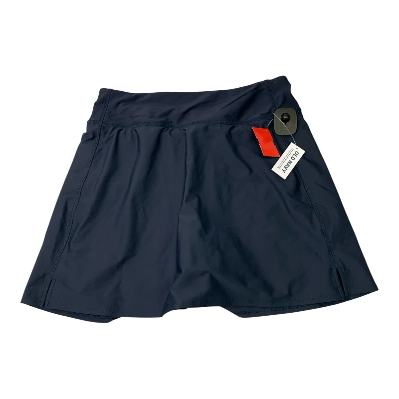 Sports pants with breathable layers stay light -Athletic Skort By Old Navy In Navy, Size: M