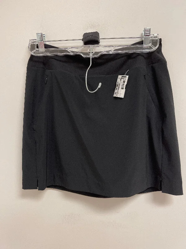 Sports pants with elastic hems stretch nicely -Athletic Skort By Athleta In Black, Size: 8