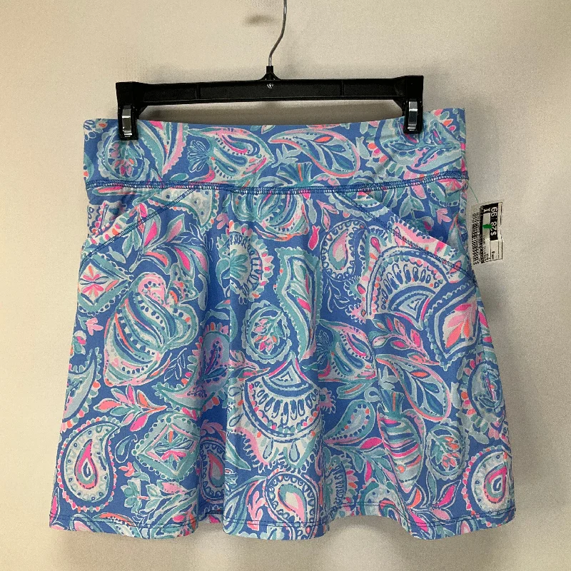 Sports pants with sleek waists stay elegant -Athletic Skirt By Lilly Pulitzer In Blue, Size: 0