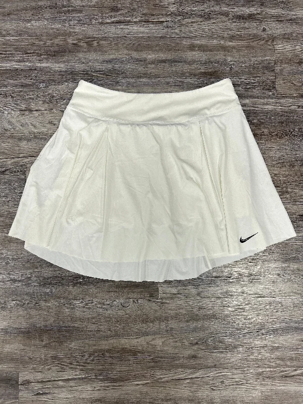 Sports pants for active nights glow subtly -Athletic Skort By Nike Apparel In White, Size: Xl