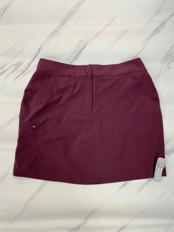 Sports pants for trendy looks stay current -Athletic Skirt By Clothes Mentor In Maroon, Size: M