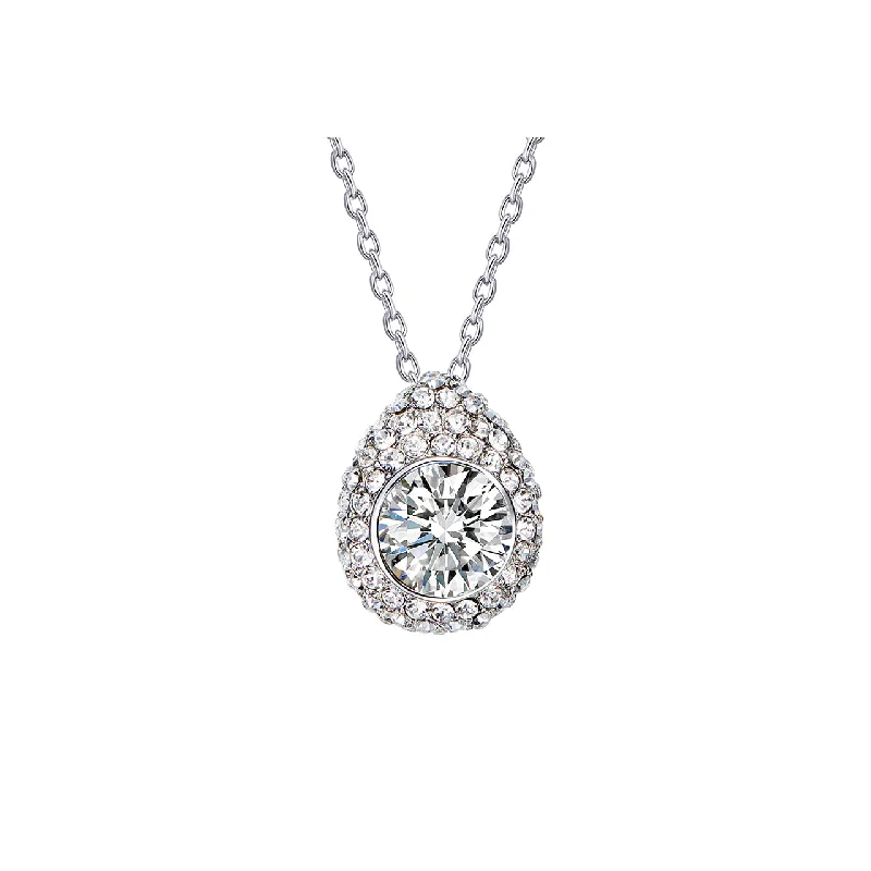 Best necklaces and pendants with layered designs for a chic, stacked look-Crystal Raindrop Pendant