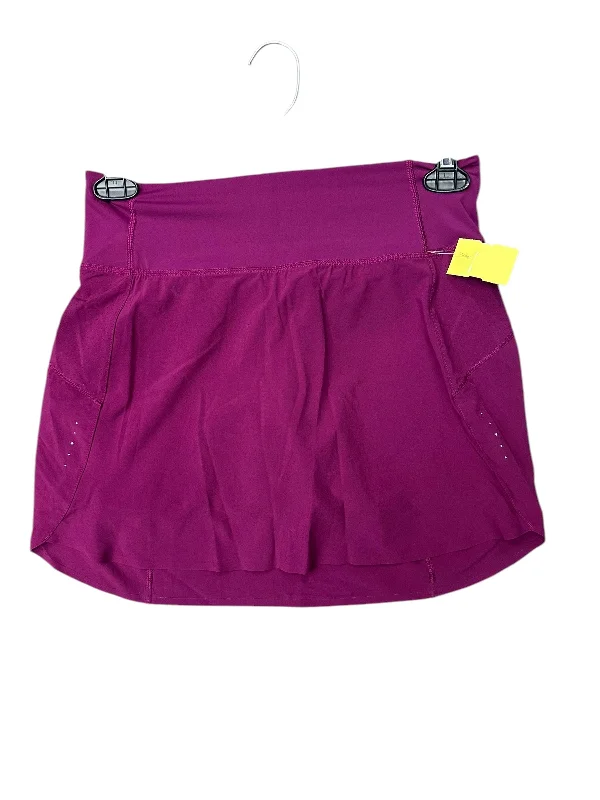 Sports pants with comfy cuts ease days -Athletic Skort By Athleta In Purple, Size: 4