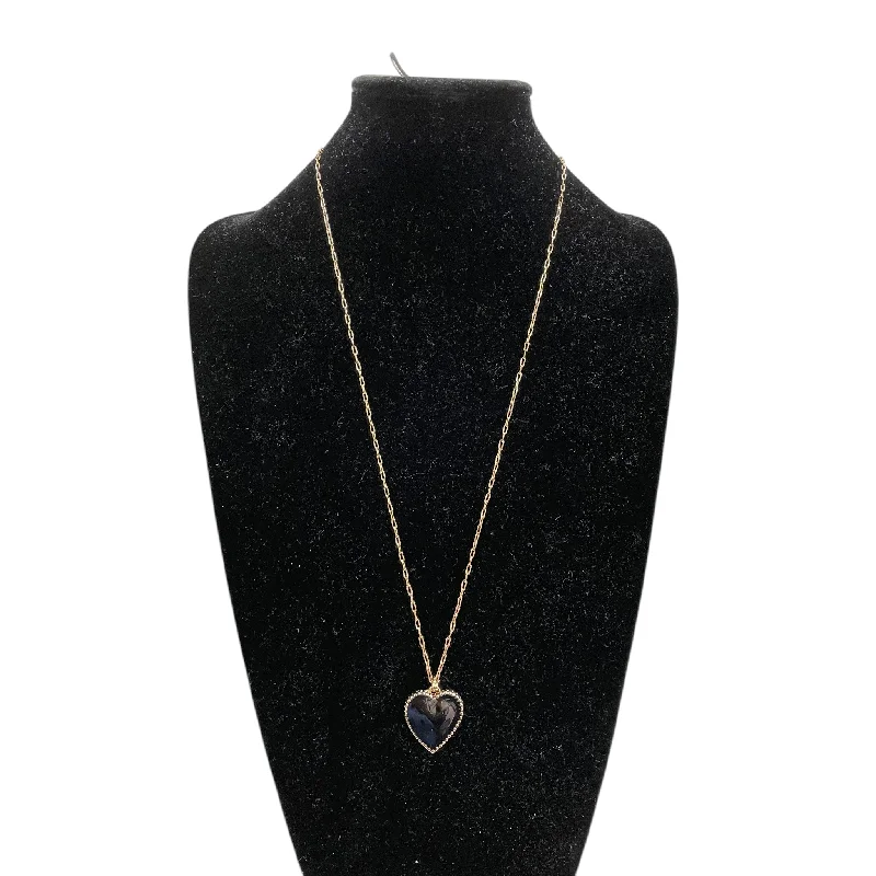 Best necklaces and pendants with intertwined designs for a symbol of unity-Necklace Pendant By Loft In Black & Gold