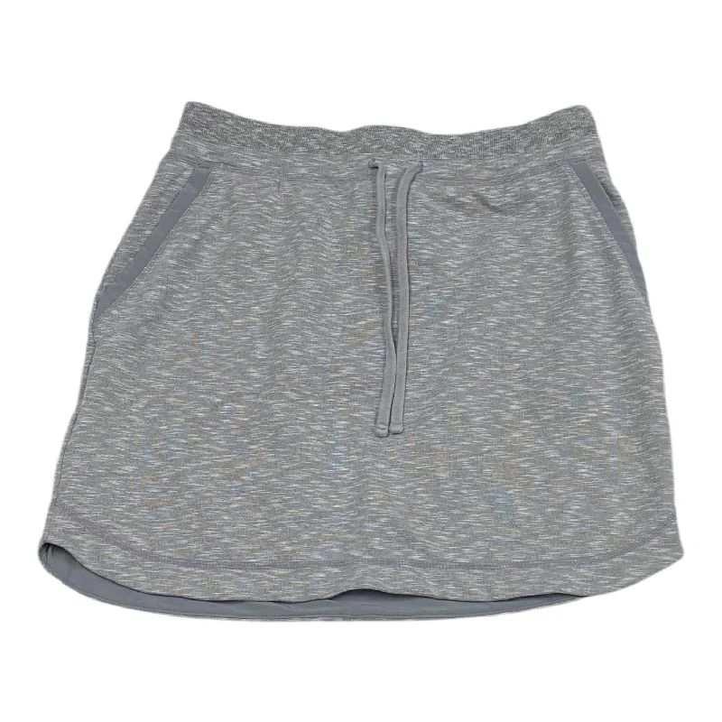 Sports pants for morning runs stay cozy -Athletic Skirt By Athleta In Grey, Size: M