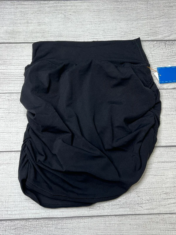 Sports pants for minimalist vibes stay clean -Athletic Skirt Skort By Athleta In Black, Size: L