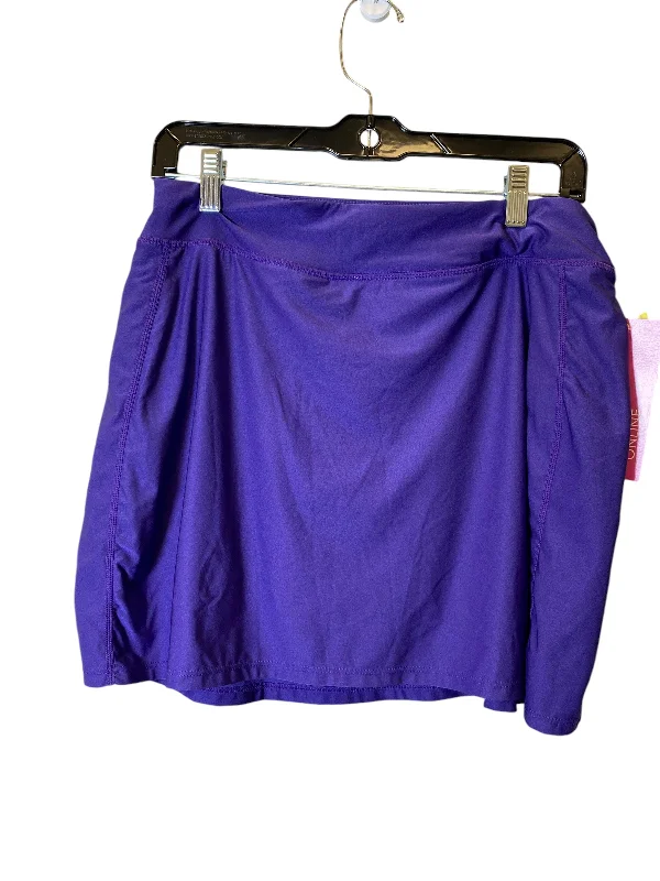 Sports pants with bold designs make statements -Athletic Skort By Clothes Mentor In Purple, Size: L