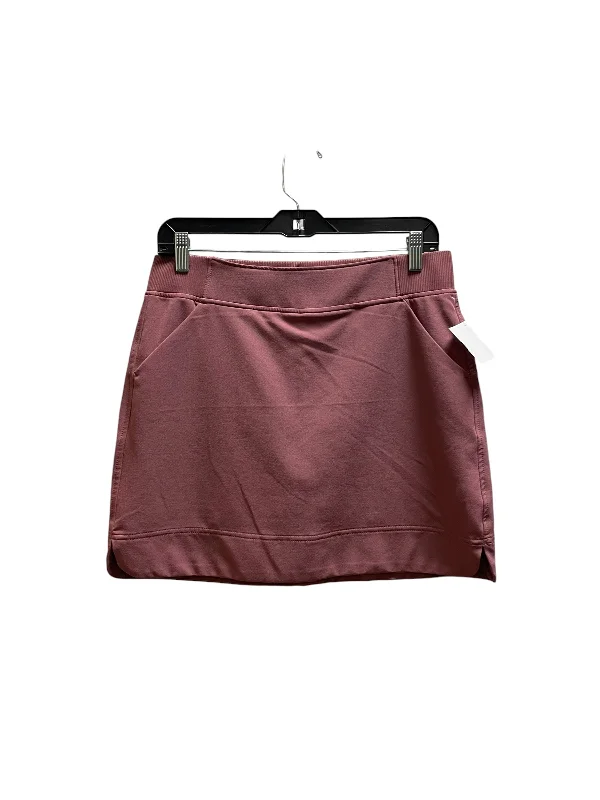 Sports pants with breathable layers stay light -Athletic Skirt By 32 Degrees In Pink, Size: S