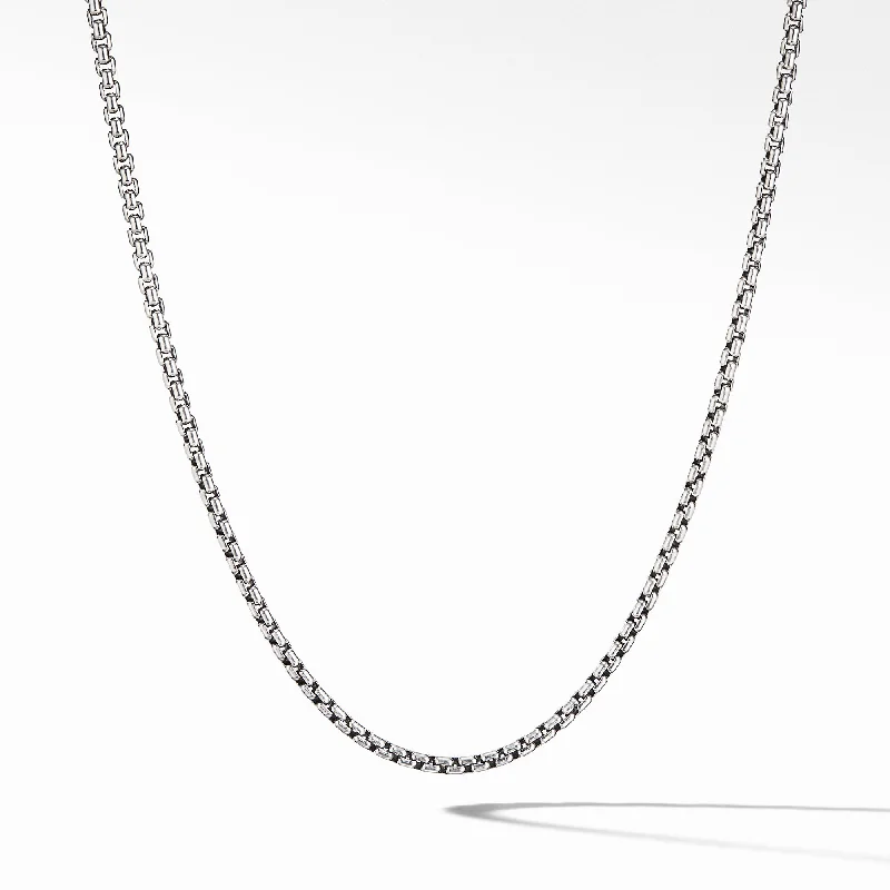 Stunning necklaces and pendants with aquamarine stones for a serene effect-David Yurman The Chain Collection Necklaces & Pendant in Sterling Silver