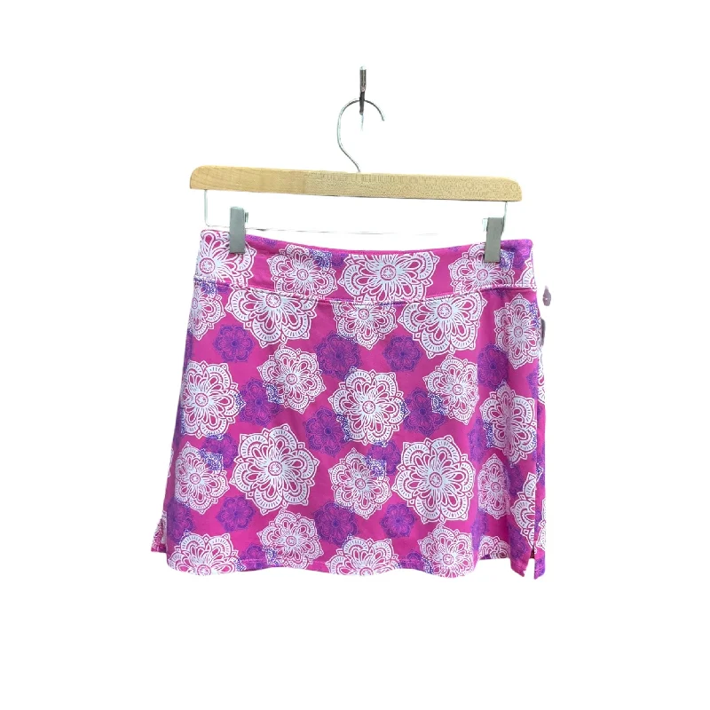 Sports pants with wide legs flow nicely -Athletic Skort By Tranquility In Multi-colored, Size: S