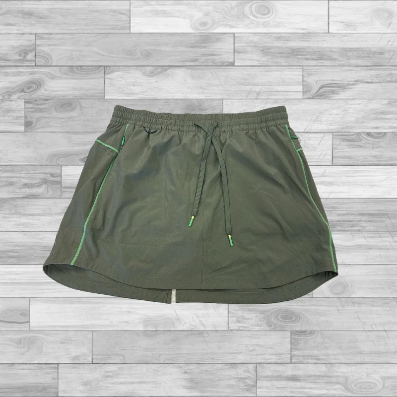 Sports pants for cardio sessions breathe well -Athletic Skort By Title Nine In Green, Size: M