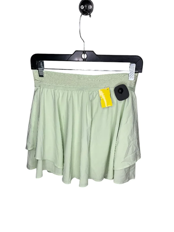 Sports pants featuring neon accents shine loud -Athletic Skirt By Lululemon In Green, Size: 6