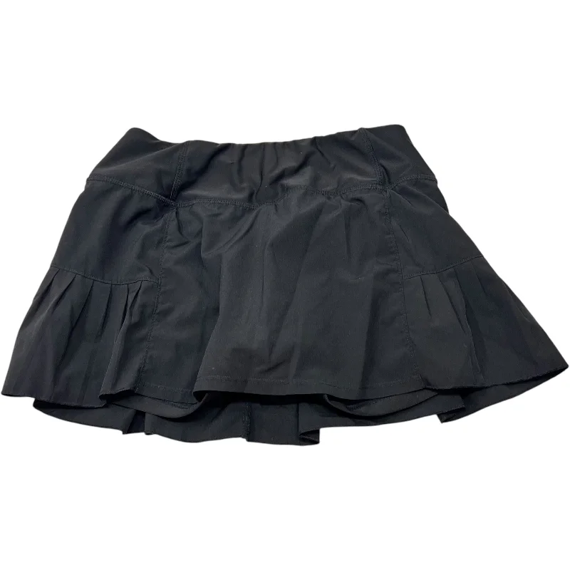 Sports pants featuring textured weaves add depth -Athletic Skort By Mondetta In Black, Size: Xs