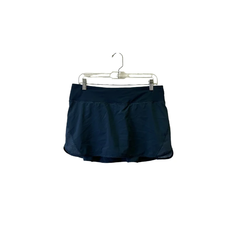 Sports pants for stylish runs stay cool -Athletic Skort By Lululemon In Blue, Size:M