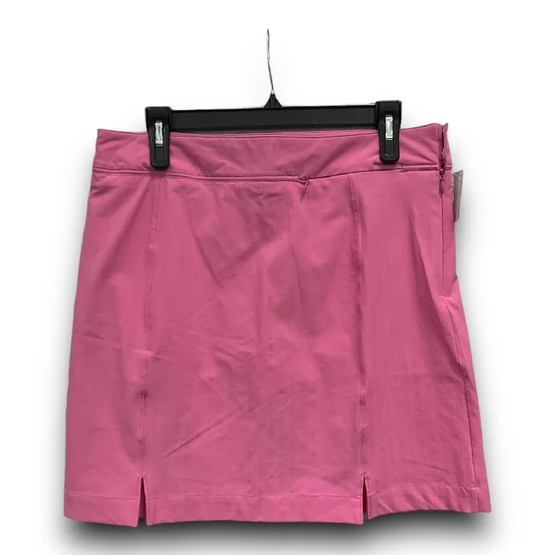 Sports pants featuring mesh panels cool off -Pink Athletic Skort Under Armour, Size M