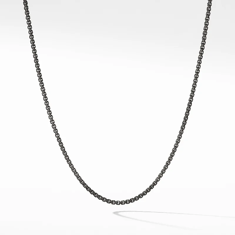 Best necklaces and pendants with minimalist pendants for a sleek, understated look-Small Box Chain Necklace, 36" Length