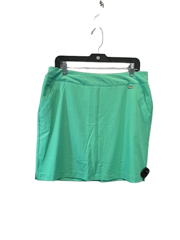 Sports pants for trendy looks stay current -Athletic Skort By Cmb In Green, Size: M