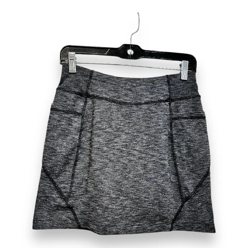 Trendy sports pants with bold colors stand out -Athletic Skirt Skort By Athleta In Charcoal, Size: Xs