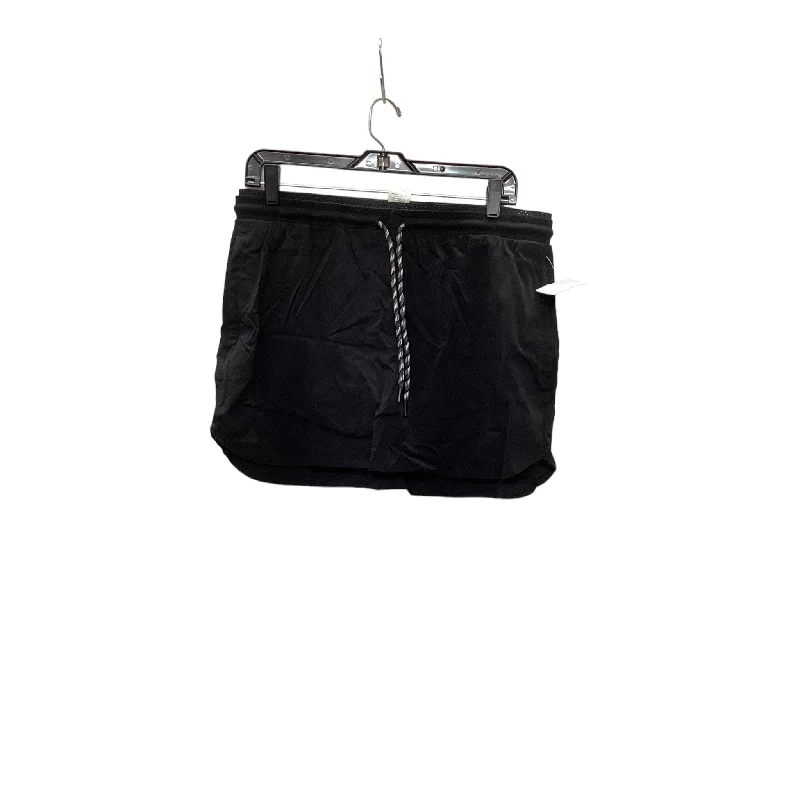 Sports pants with breathable layers stay light -Athletic Skort By Members Mark In Black, Size: L