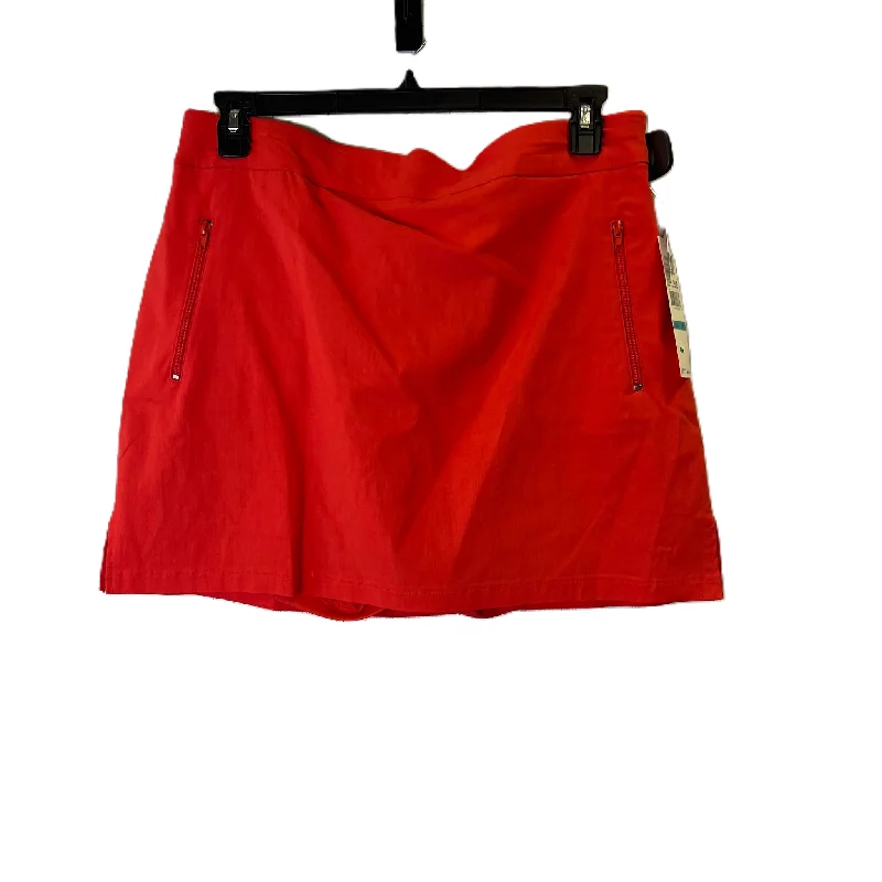 Sports pants with stretchy seams move freely -Athletic Skirt By Ruby Rd In Red, Size: 16