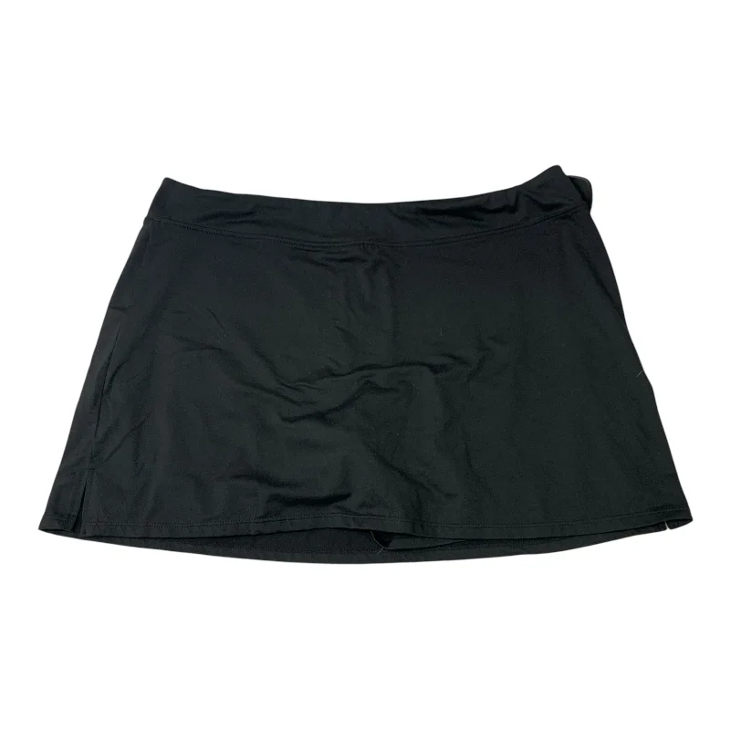 Sports pants for chilly days warm up -Athletic Skort By Tranquility In Black, Size: Xl