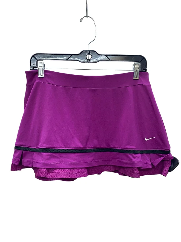 Sports pants with slim fits look sleek -Athletic Skort By Nike Apparel In Purple, Size: M