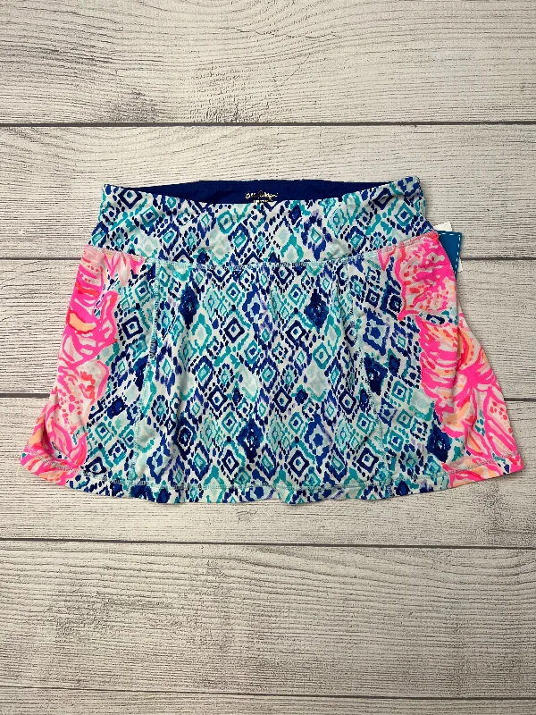 Sports pants for travel pack light always -Blue Athletic Skirt Skort Lilly Pulitzer, Size M