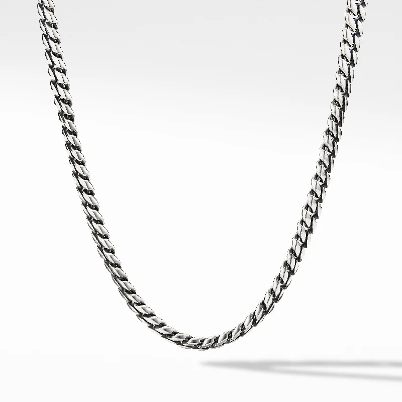 Stunning necklaces and pendants with birthstone pendants for a personal touch-David Yurman The Chain Collection Necklaces & Pendant in Sterling Silver