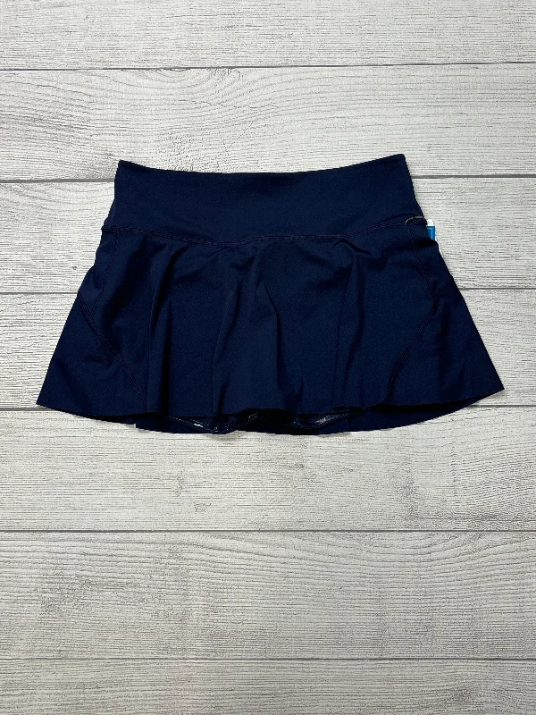 Sports pants featuring camo prints are trendy -Athletic Skirt Skort By Athleta In Blue, Size: L