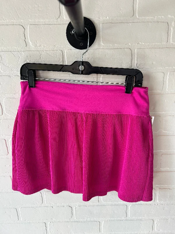 Sports pants with sleek lines look modern -Athletic Skirt By All In Motion In Pink, Size: 8