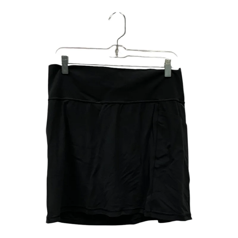 Sports pants for summer sports stay dry -Athletic Skort By Athleta In Black, Size:L