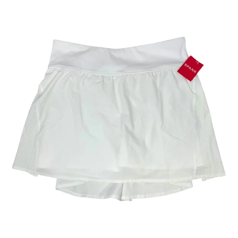 Sports pants for every sport adapt well -Athletic Skort By Spanx In White, Size: L