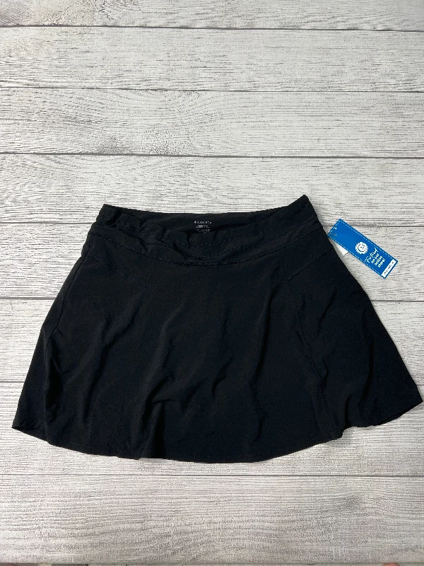 Sports pants with non-slip waists stay put -Athletic Skirt Skort By Athleta In Black, Size: Xl