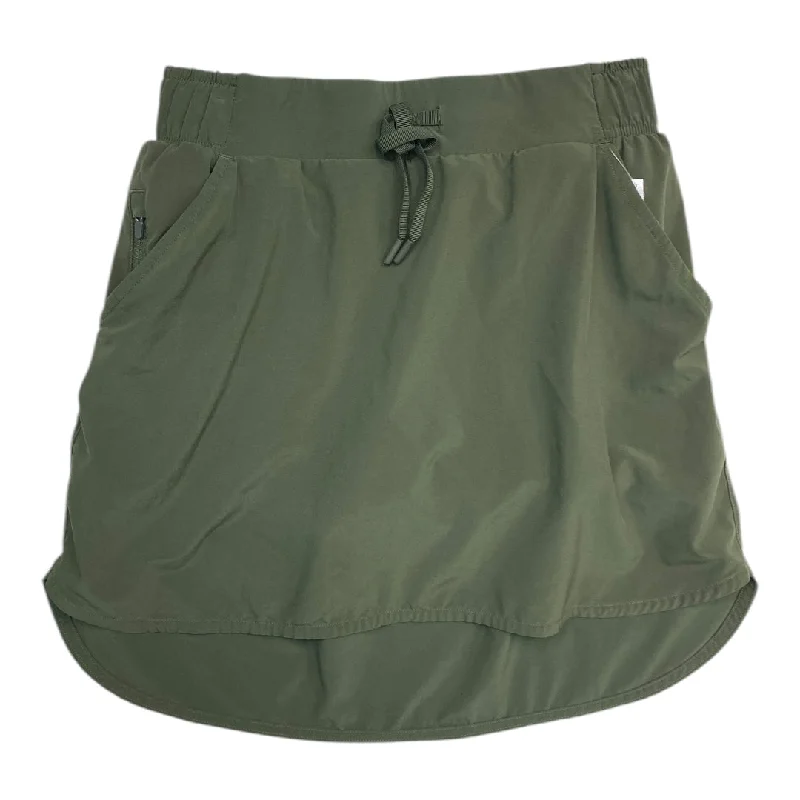 Sports pants with sleek fits elongate legs -Athletic Skort By All In Motion In Green, Size: S