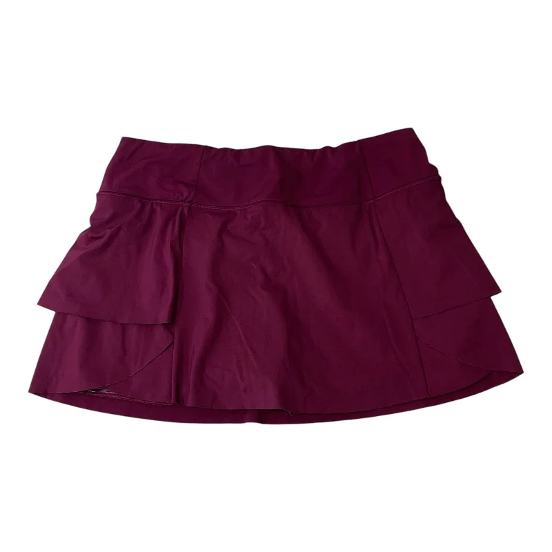 Sports pants with matte finishes stay subtle -Athletic Skort By Athleta In Purple, Size: L