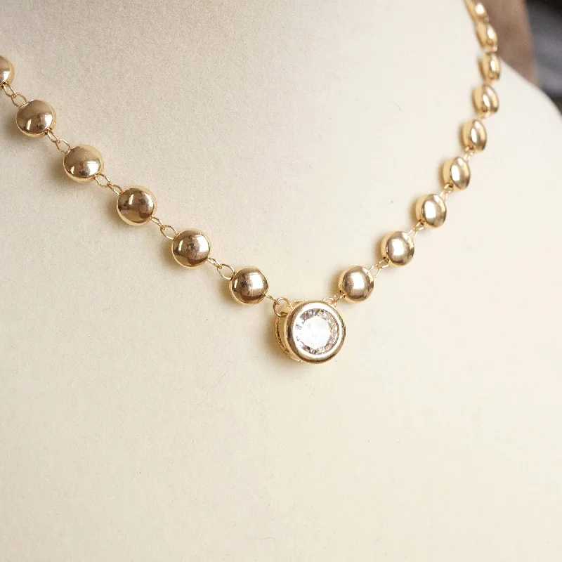 Best necklaces and pendants with vintage coin pendants for a unique accessory-Chloe Necklace Silver & Gold