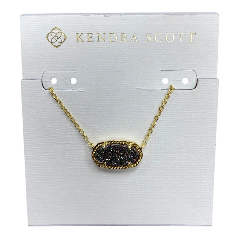 Necklaces and pendants with abstract shapes for a modern, creative appearance-Necklace Pendant By Kendra Scott