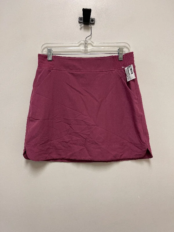 Sports pants for spring runs feel light -Athletic Skort By 32 Degrees In Purple, Size: S